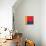 Abstract Composition in Red-Carmine Thorner-Mounted Art Print displayed on a wall