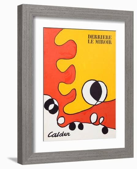 Abstract (Cover) from Derriere Le Miroir-Alexander Calder-Framed Collectable Print