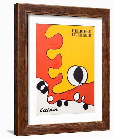 Abstract (Cover) from Derriere Le Miroir-Alexander Calder-Framed Collectable Print