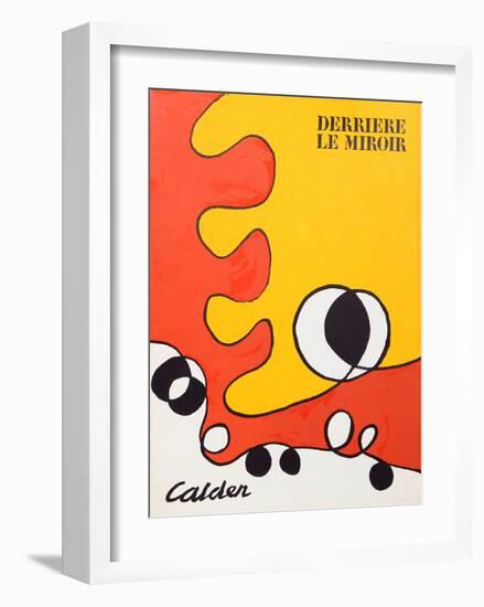 Abstract (Cover) from Derriere Le Miroir-Alexander Calder-Framed Collectable Print