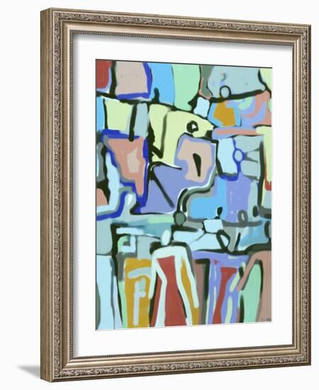 Abstract Crowd-Diana Ong-Framed Giclee Print