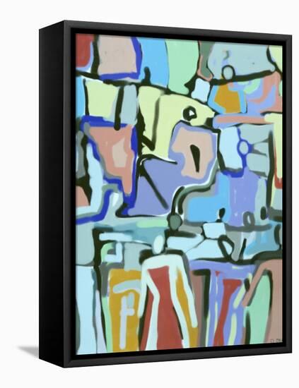 Abstract Crowd-Diana Ong-Framed Premier Image Canvas