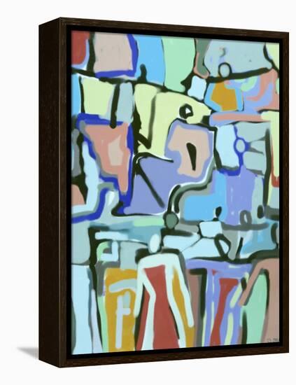 Abstract Crowd-Diana Ong-Framed Premier Image Canvas