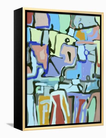 Abstract Crowd-Diana Ong-Framed Premier Image Canvas