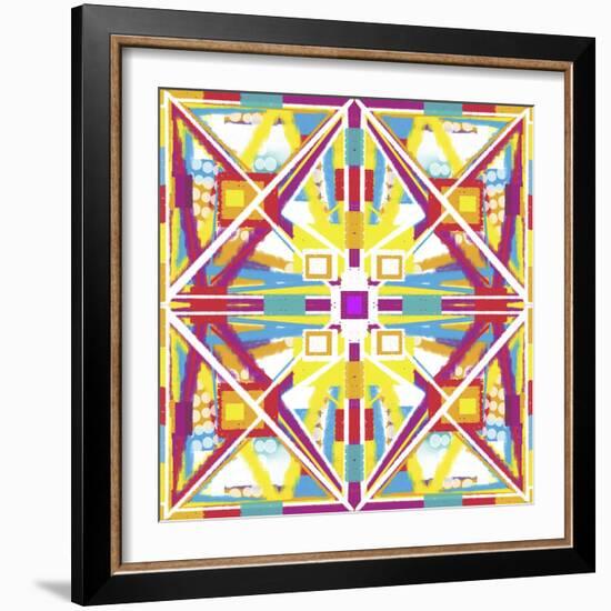 Abstract Cube-Deanna Tolliver-Framed Giclee Print