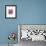 Abstract Dahlia-Kiana Mosley-Framed Art Print displayed on a wall