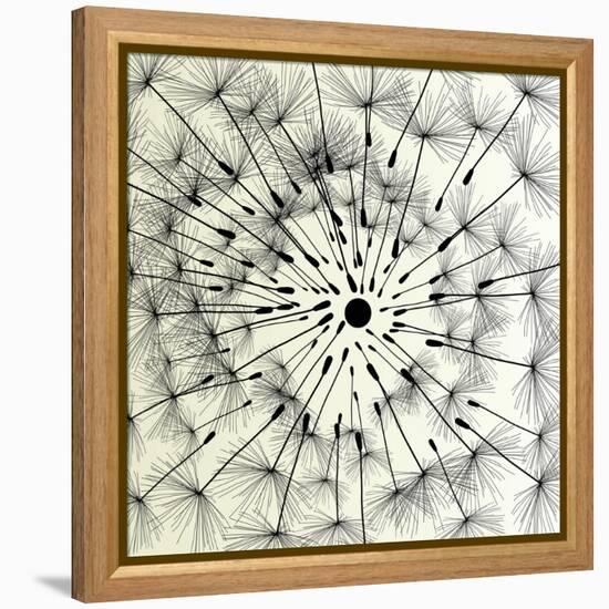 Abstract Dandelion Illustration Spring Concept-Kristaps Eberlins-Framed Stretched Canvas