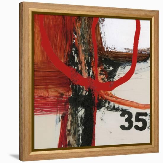 Abstract Digits-Natasha Barnes-Framed Stretched Canvas