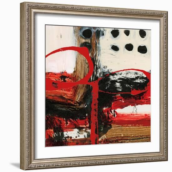 Abstract Dots-Natasha Barnes-Framed Art Print