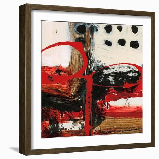 Abstract Dots-Natasha Barnes-Framed Art Print