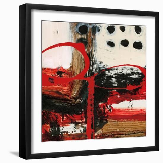 Abstract Dots-Natasha Barnes-Framed Art Print