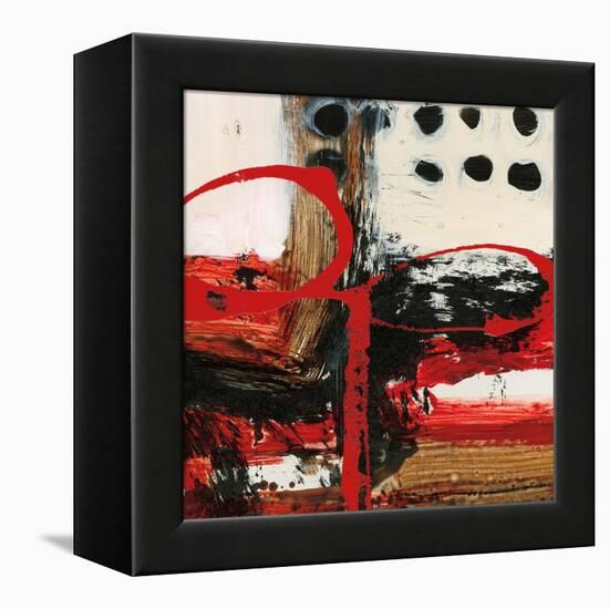 Abstract Dots-Natasha Barnes-Framed Stretched Canvas