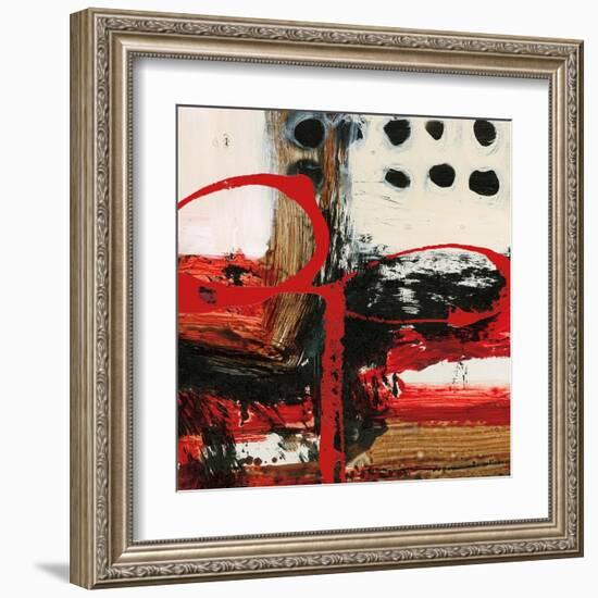 Abstract Dots-Natasha Barnes-Framed Art Print