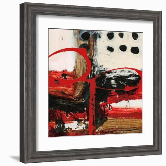 Abstract Dots-Natasha Barnes-Framed Art Print