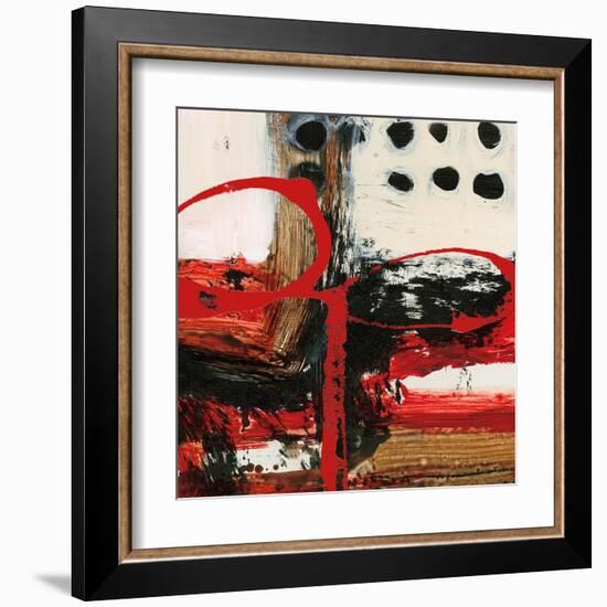 Abstract Dots-Natasha Barnes-Framed Art Print