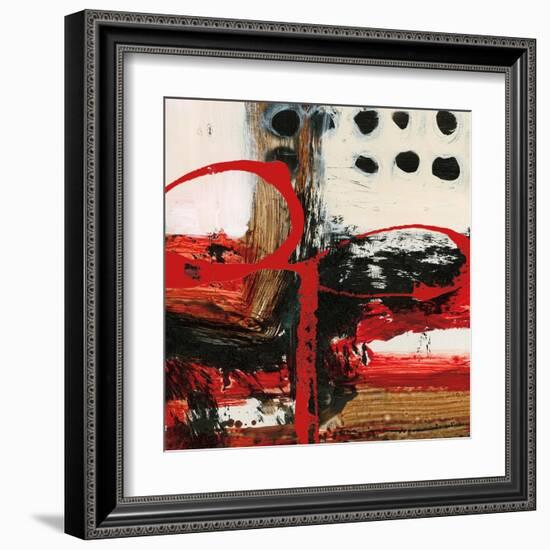 Abstract Dots-Natasha Barnes-Framed Art Print