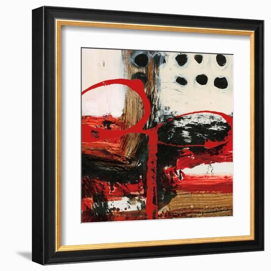 Abstract Dots-Natasha Barnes-Framed Art Print