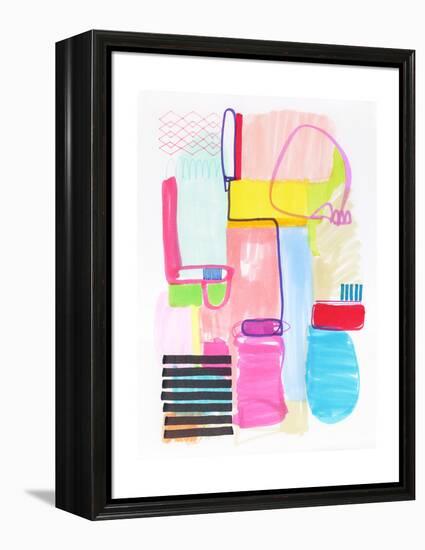 Abstract Drawing 10-Jaime Derringer-Framed Premier Image Canvas