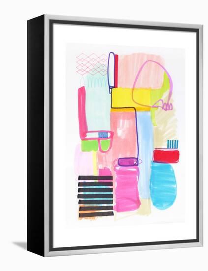 Abstract Drawing 10-Jaime Derringer-Framed Premier Image Canvas