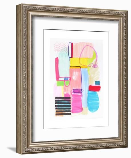 Abstract Drawing 10-Jaime Derringer-Framed Giclee Print