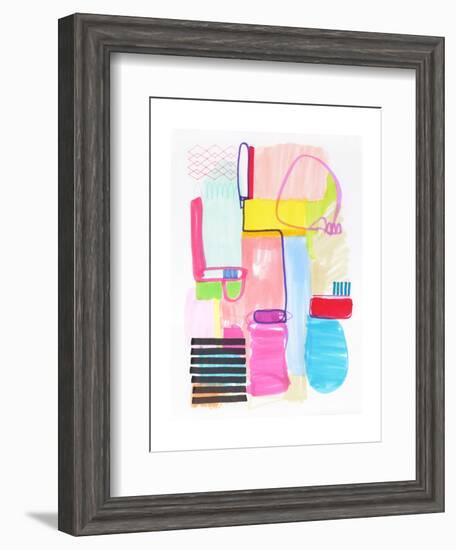 Abstract Drawing 10-Jaime Derringer-Framed Giclee Print