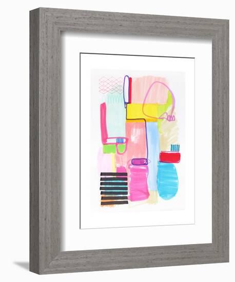 Abstract Drawing 10-Jaime Derringer-Framed Giclee Print