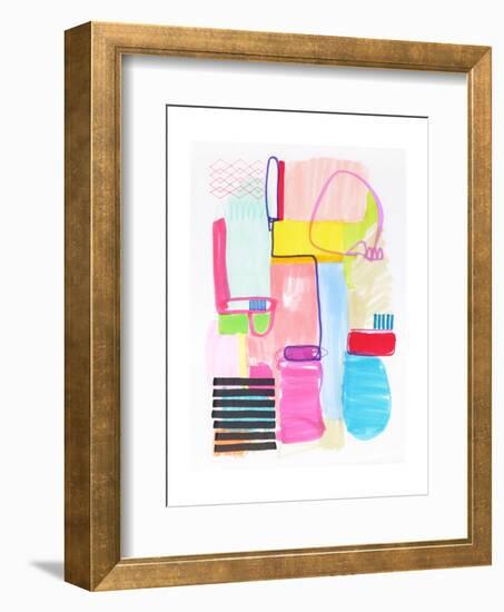 Abstract Drawing 10-Jaime Derringer-Framed Giclee Print