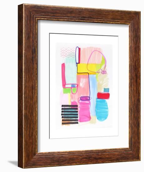 Abstract Drawing 10-Jaime Derringer-Framed Giclee Print