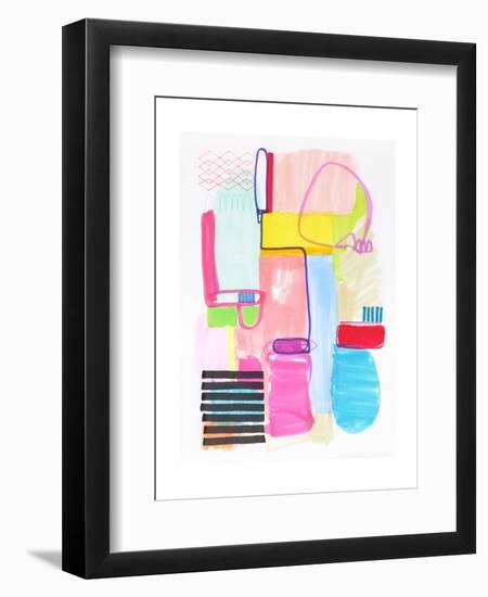 Abstract Drawing 10-Jaime Derringer-Framed Giclee Print