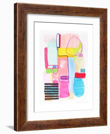 Abstract Drawing 10-Jaime Derringer-Framed Giclee Print