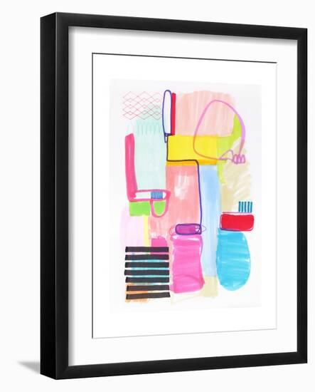 Abstract Drawing 10-Jaime Derringer-Framed Giclee Print