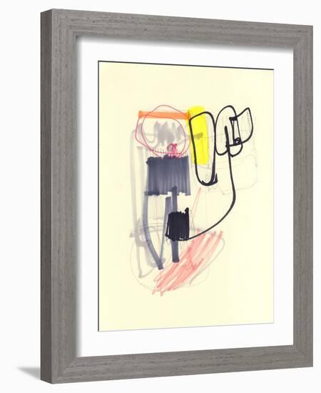 Abstract Drawing 11-Jaime Derringer-Framed Giclee Print