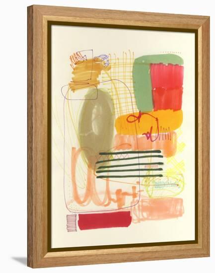 Abstract Drawing 12-Jaime Derringer-Framed Premier Image Canvas