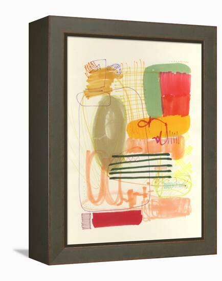 Abstract Drawing 12-Jaime Derringer-Framed Premier Image Canvas