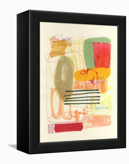 Abstract Drawing 12-Jaime Derringer-Framed Premier Image Canvas