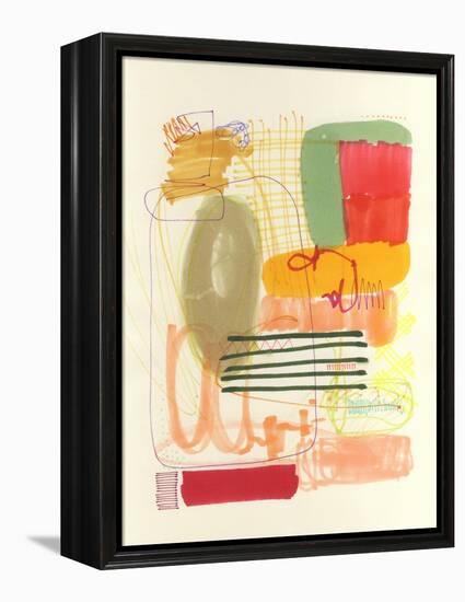 Abstract Drawing 12-Jaime Derringer-Framed Premier Image Canvas