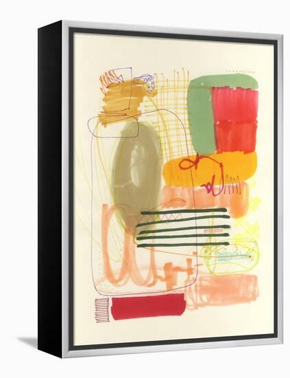 Abstract Drawing 12-Jaime Derringer-Framed Premier Image Canvas