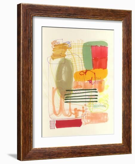 Abstract Drawing 12-Jaime Derringer-Framed Giclee Print