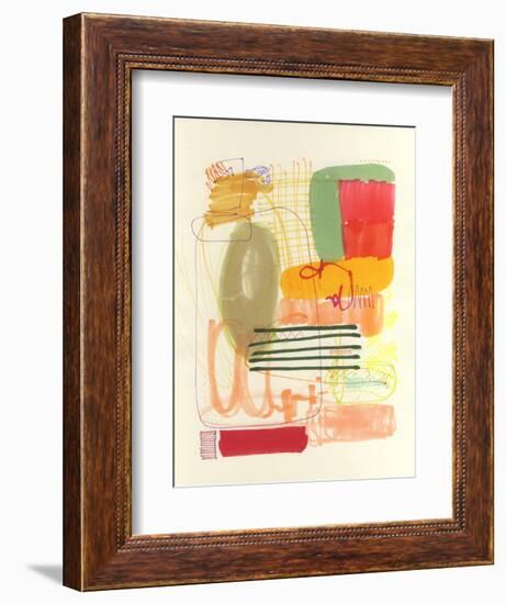 Abstract Drawing 12-Jaime Derringer-Framed Giclee Print