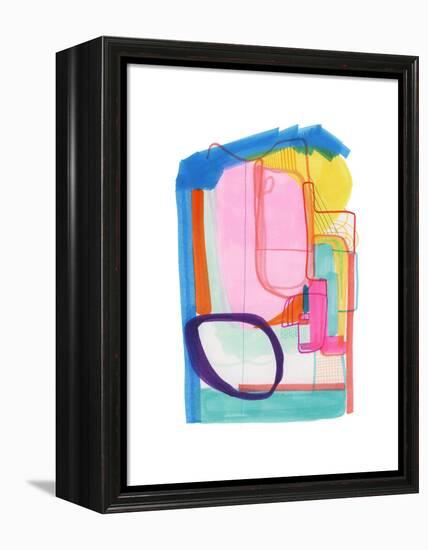 Abstract Drawing 1-Jaime Derringer-Framed Premier Image Canvas