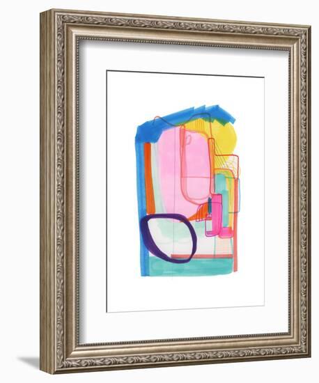 Abstract Drawing 1-Jaime Derringer-Framed Giclee Print