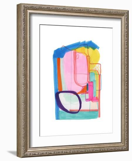 Abstract Drawing 1-Jaime Derringer-Framed Giclee Print