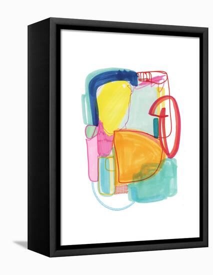 Abstract Drawing 2-Jaime Derringer-Framed Premier Image Canvas