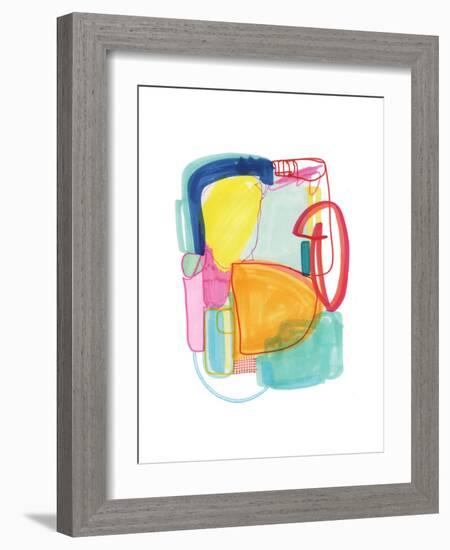 Abstract Drawing 2-Jaime Derringer-Framed Giclee Print