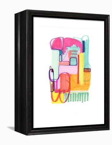 Abstract Drawing 4-Jaime Derringer-Framed Premier Image Canvas