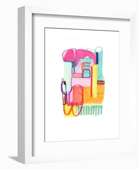 Abstract Drawing 4-Jaime Derringer-Framed Premium Giclee Print