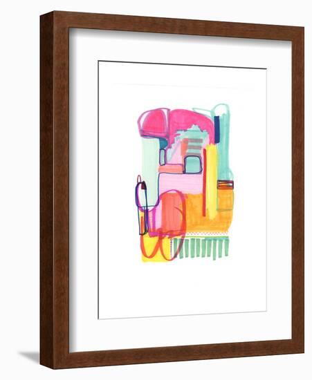 Abstract Drawing 4-Jaime Derringer-Framed Giclee Print