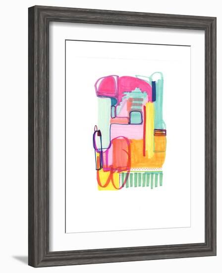 Abstract Drawing 4-Jaime Derringer-Framed Giclee Print