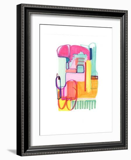 Abstract Drawing 4-Jaime Derringer-Framed Giclee Print