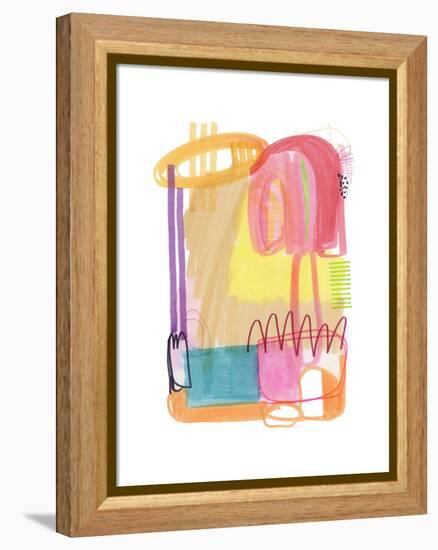 Abstract Drawing 9-Jaime Derringer-Framed Premier Image Canvas